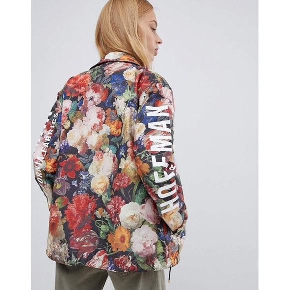 Herschel x Hoffman California Voyage Coach Floral Jacket Packable Lightweight XL - Picture 3 of 14